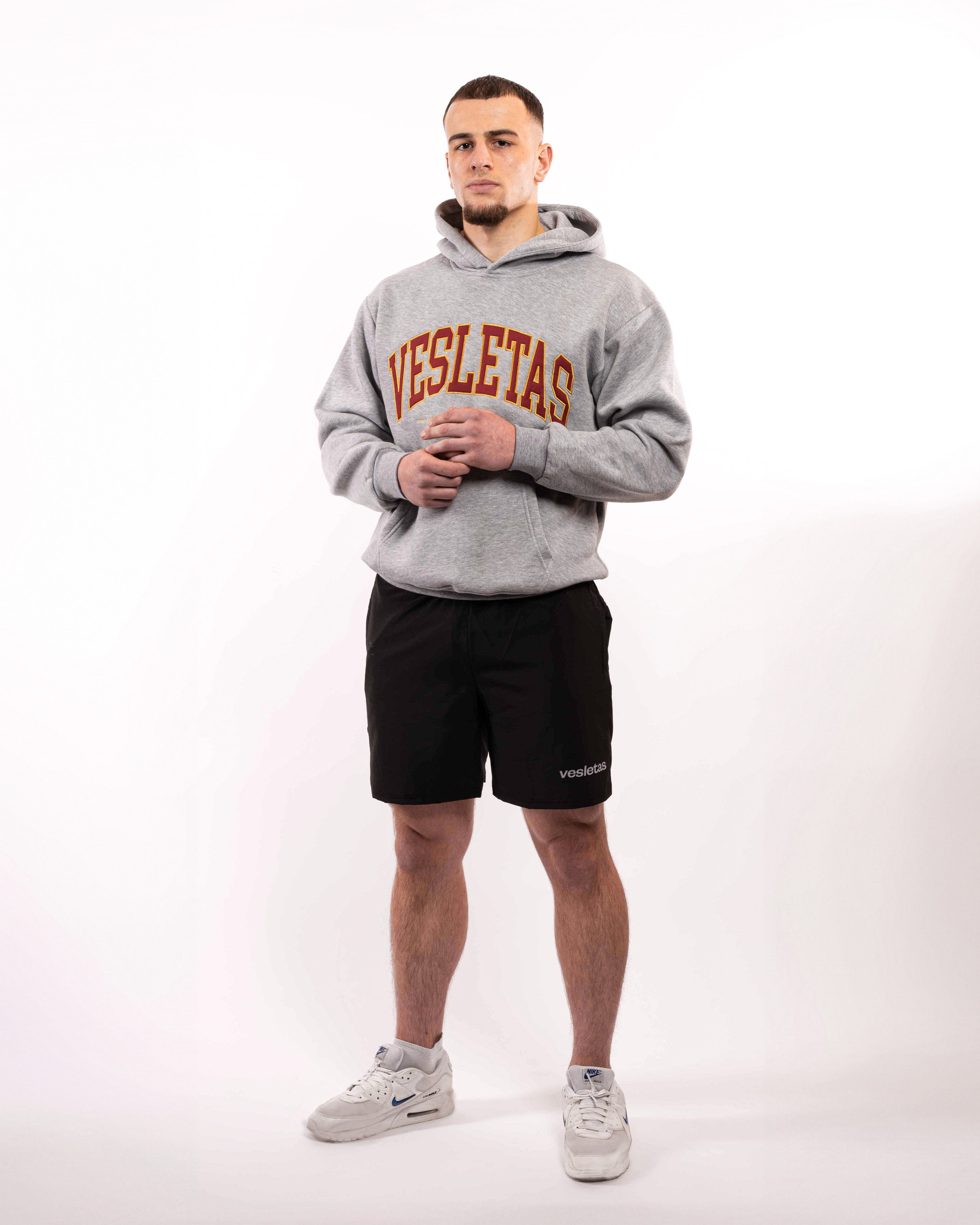 Boxy-Fit College Hoodie